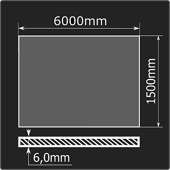 Лист горячекатаный 6,0*1500*6000 ст.3пс Кармет ГОСТ 14637-89