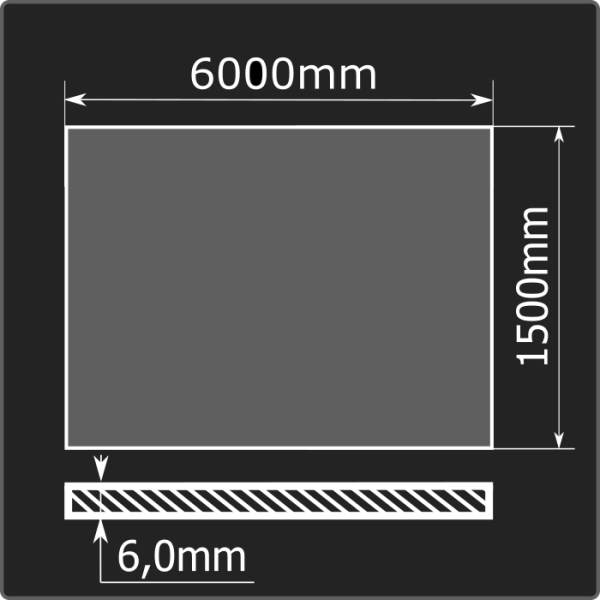 Лист горячекатаный 6,0*1500*6000 ст.3сп Кармет ГОСТ 14637-89