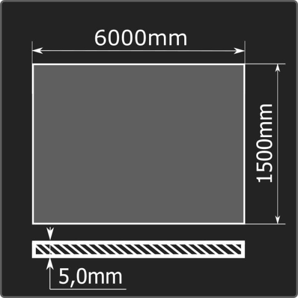 Лист горячекатаный 5,0*1500*6000 ст.3пс Кармет ГОСТ 14637-89