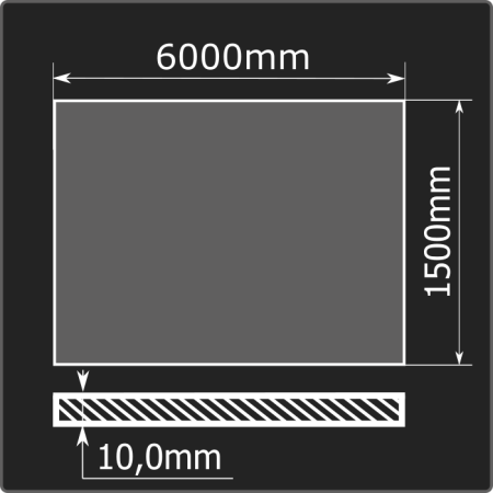 Лист горячекатаный 10*1500*6000 ст.3сп ЧМК ГОСТ 14637-89